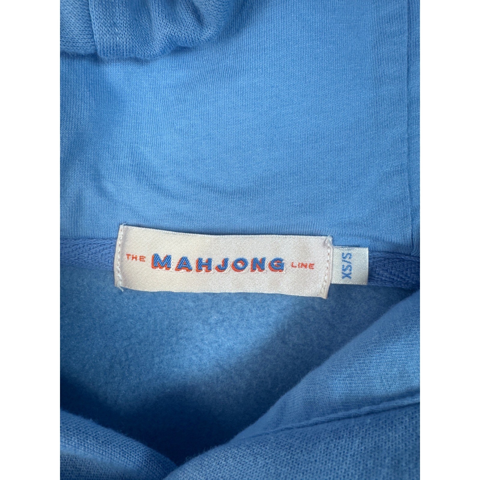 The Mahjong Line A Life Well Played Blue Graphic Hoodie Xs/S — image 7 of 8